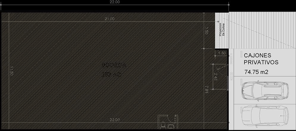 Bodega de 253 m²